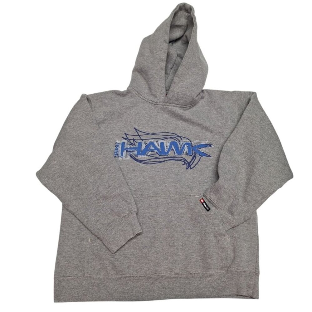 Tony Hawk Hoodie Boys‎ Medium 10 12 Gray Skateboard  Fall Sweatshirt